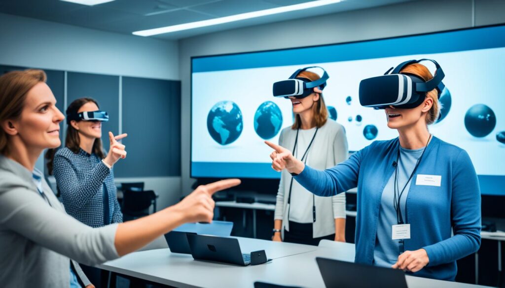 Teacher training for VR integration in education