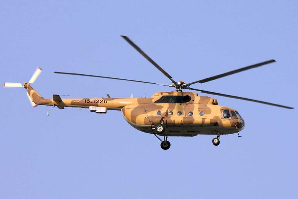 A Mi 17 helicopter of IRGC